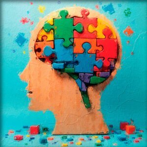 Un pintura que representa las funciones del cerebro