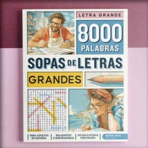 Libro de Sopa de Letras con 8000 Palabras