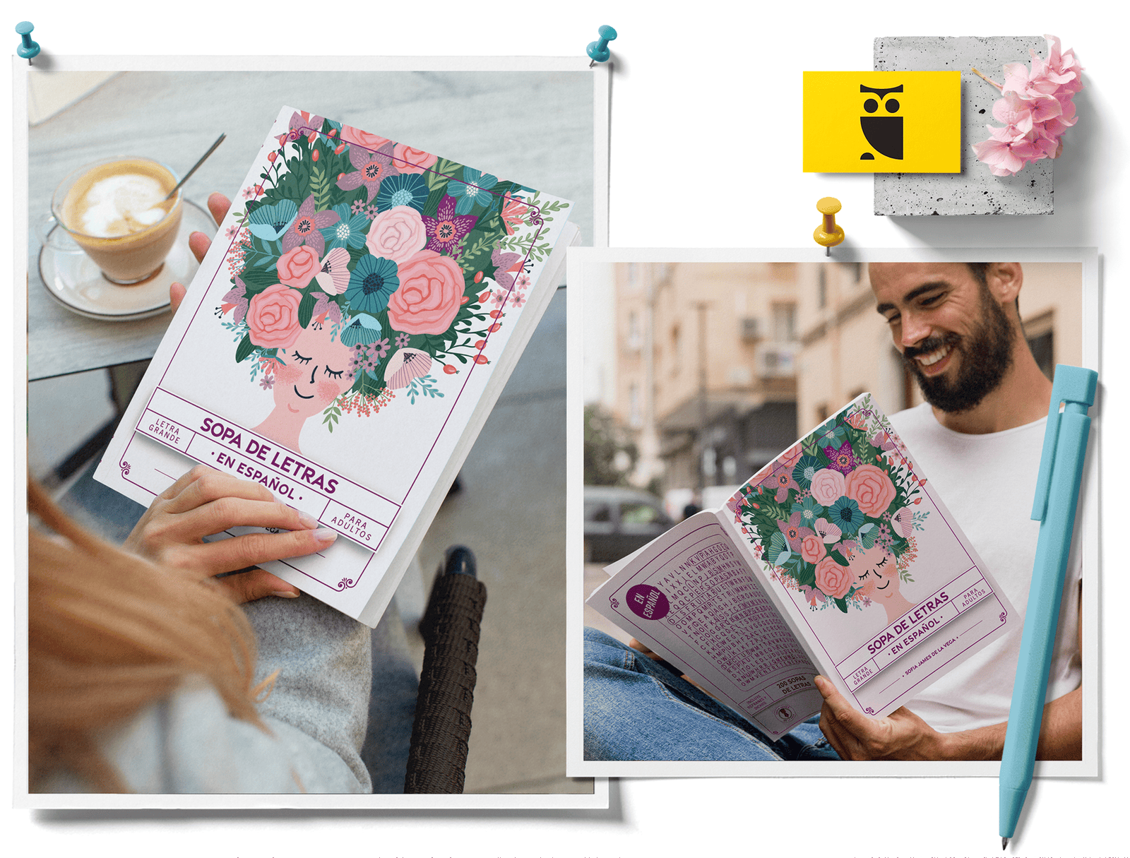 Libro de sopas de letras en español con refranes para adultos