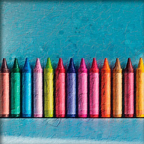 Pintura de unos lapices de colores