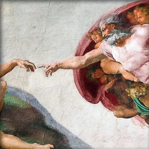 Pintura representando la creacion