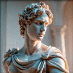 Escultura clasica que muestra la perfeccion del cuerpo humano