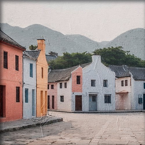Un pueblo rural pintoresco