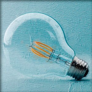 Pintura de una bombilla electrica