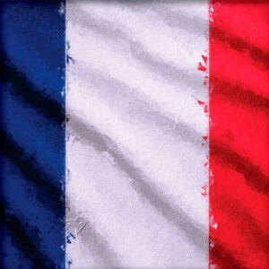Pintura de la bandera de Francia