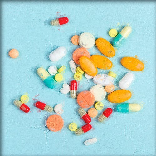 Pintura de medicinas