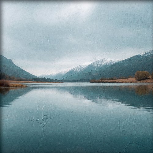Paisaje en calma y naturaleza bella