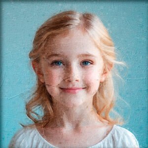 Niña rubia