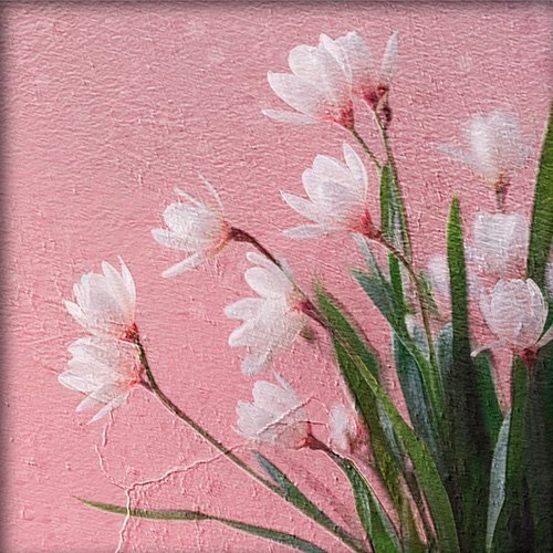 Pintura de una flores de primavera
