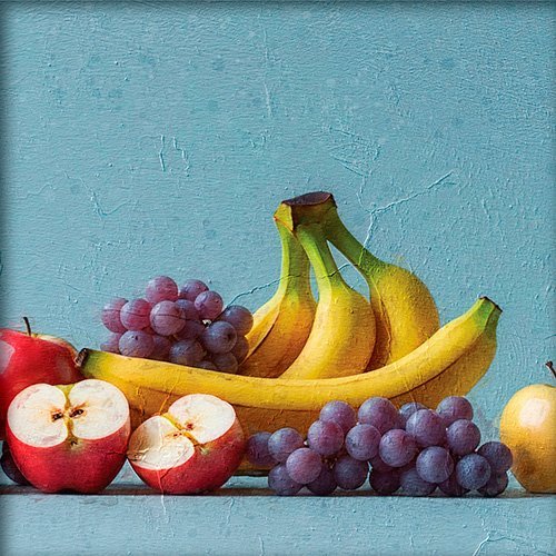 Pintura de frutas variadas