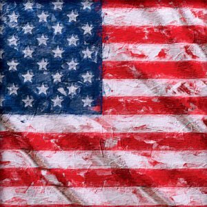 Pintura Bandera de Estados Unidos