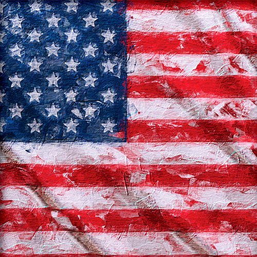 Pintura Bandera de Estados Unidos