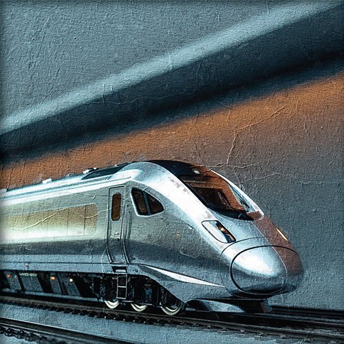 La locomotora de un tren
