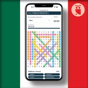Sopas de letras de México online gratis