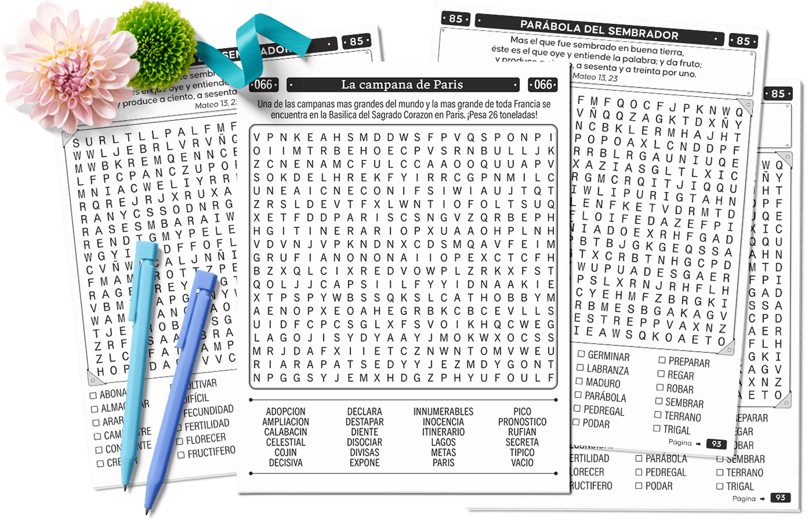Paginas de sopa de letras para imprimir